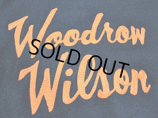 画像9: 1980s【BUTWIN】チェーンステッチ刺繍袖レザースタジャン　Black (9)