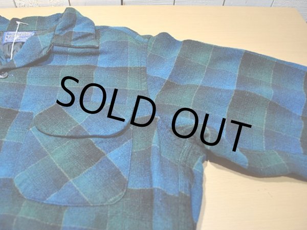 画像6:  1950s【PENDLETON】ウールシャツ 　オンブレ (6)