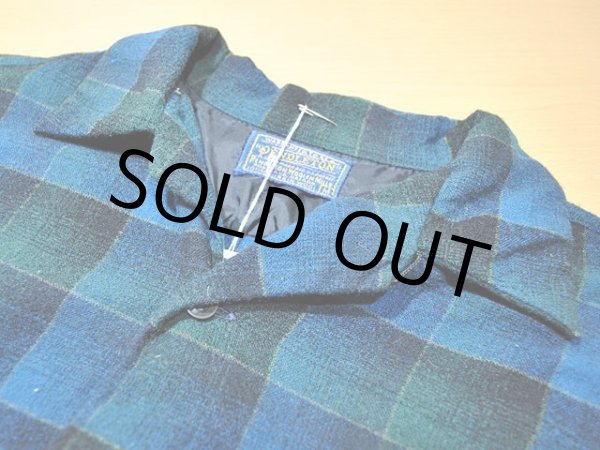 画像5:  1950s【PENDLETON】ウールシャツ 　オンブレ (5)