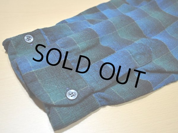 画像7:  1950s【PENDLETON】ウールシャツ 　オンブレ (7)