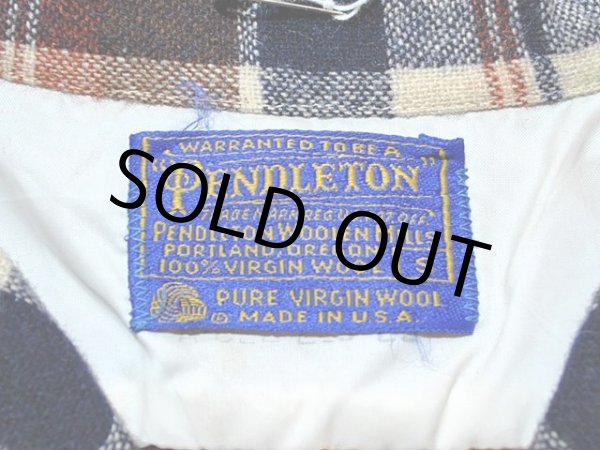 画像3:  1970s【PENDLETON】ウールシャツ S (3)