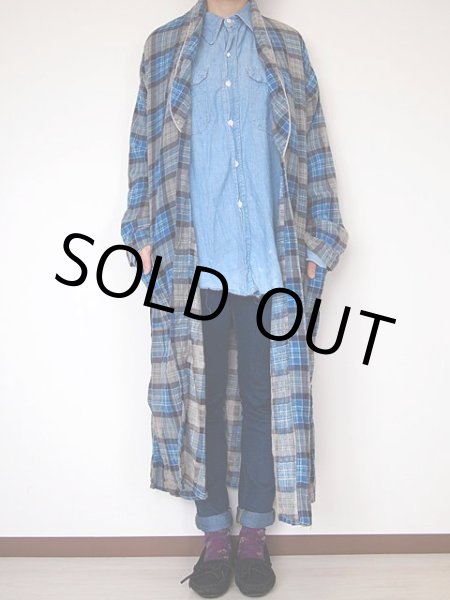 画像3: 1960s【ROYALTY】プリントネルガウン (3)