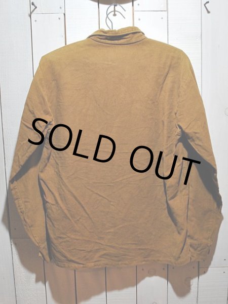 画像2: 1960s【CAMPUS】モールスキンレースアップシャツ  (2)