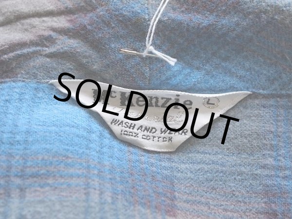 画像7: 1960s【McKenzie】プリントネルガウン　オンブレーチェック (7)