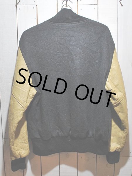 画像2: 1970s【Decker's】袖レザースタジャン (2)