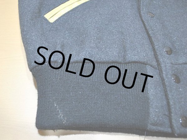 画像6: 1970s【Decker's】袖レザースタジャン (6)