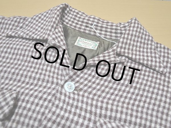 画像4: 1950s【ENSENADA】ウールシャツ　ギンガム (4)