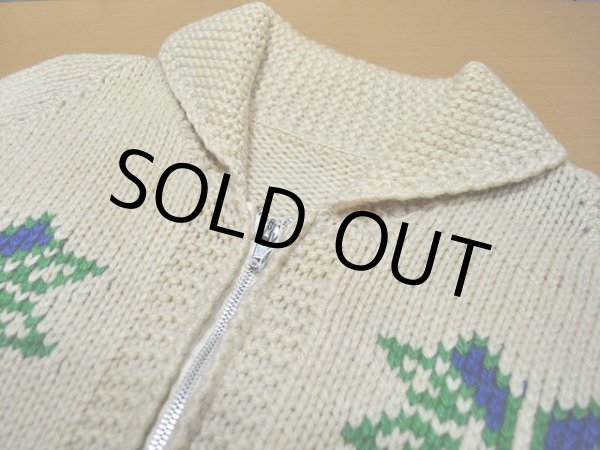 画像3: 1960sサンダーバード柄カウチンセーター (3)