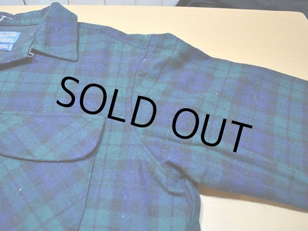 画像7: 1990s〜【PENDLETON】ウールシャツ　ブラックウォッチ (7)