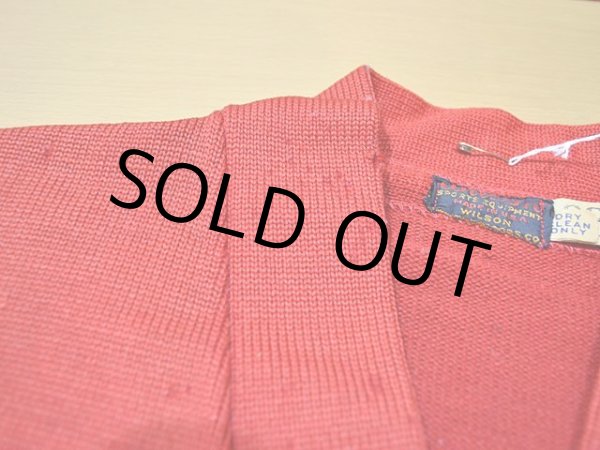 画像9: 1940s【Wilson】レタードカーディガン (9)