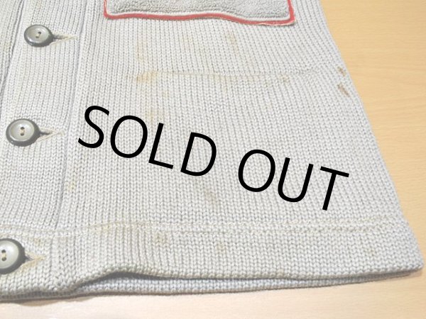 画像6: 1950s〜レタードカーディガン (6)