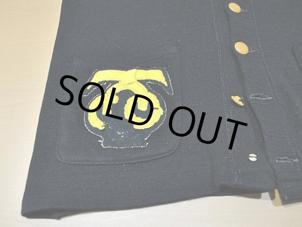 画像9: 1940sハイゲージニットカーディガン　ブラック (9)