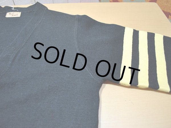 画像5: 1940sハイゲージニットカーディガン　ブラック (5)