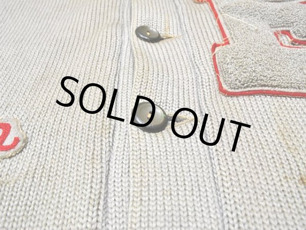 画像7: 1950s〜レタードカーディガン (7)