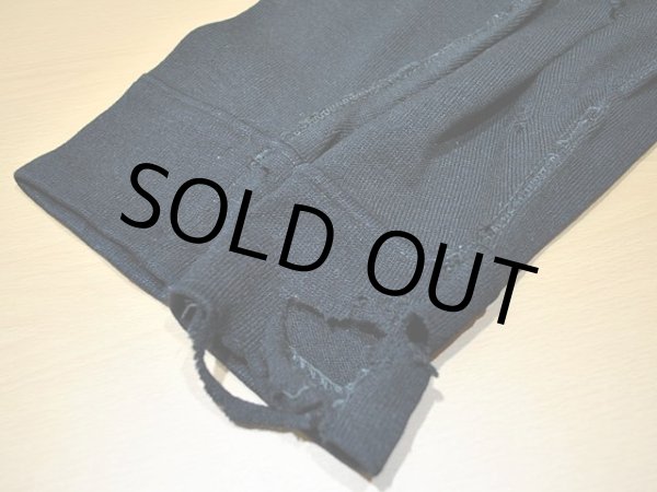 画像7: 1940sハイゲージニットカーディガン　ブラック (7)