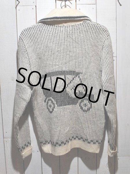 画像2: 1950s【Rambern】ショールカラーニットカーディガン (2)