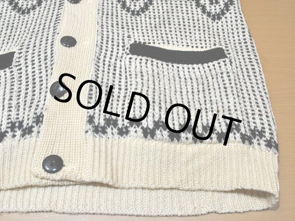 画像7: 1950s【Rambern】ショールカラーニットカーディガン (7)