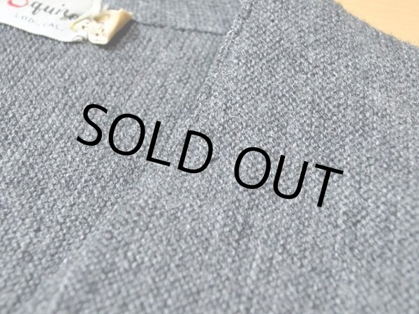 画像8: 1960sダイヤ柄ニットカーディガン (8)