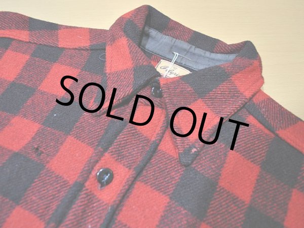 画像4: 1940s〜【PILGRIM】マチ付きウールシャツ (4)