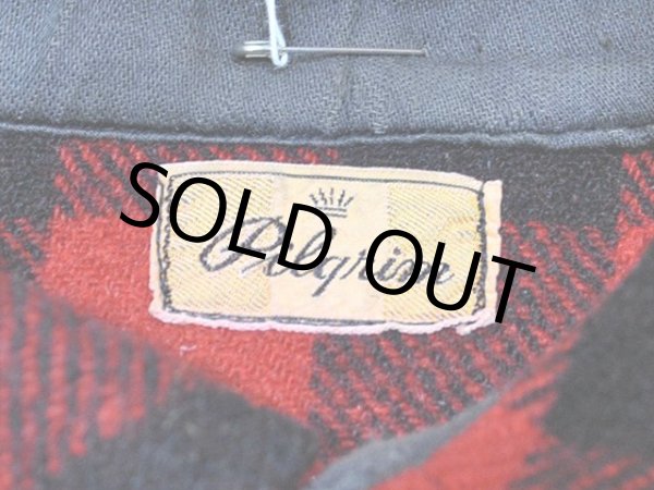 画像3: 1940s〜【PILGRIM】マチ付きウールシャツ (3)