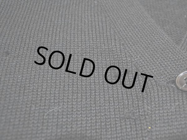 画像10: 1960s【VENUS】レタードカーディガン ブラック (10)