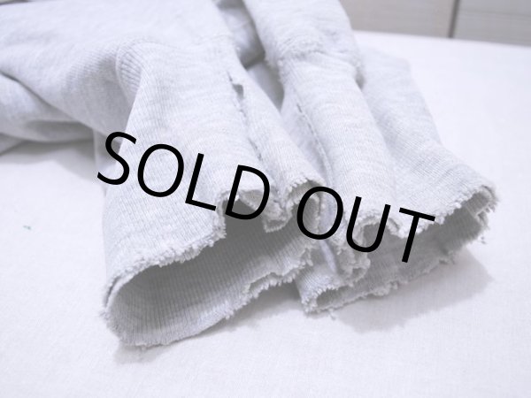 袖リブのダメージ