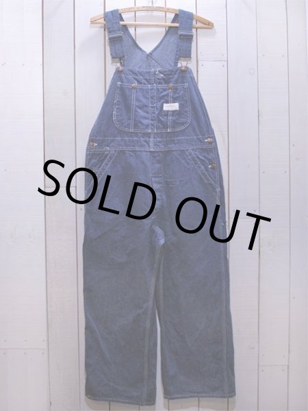 画像2: 1960s【POWR HOUSE】デニムオーバーオール　濃紺 (2)