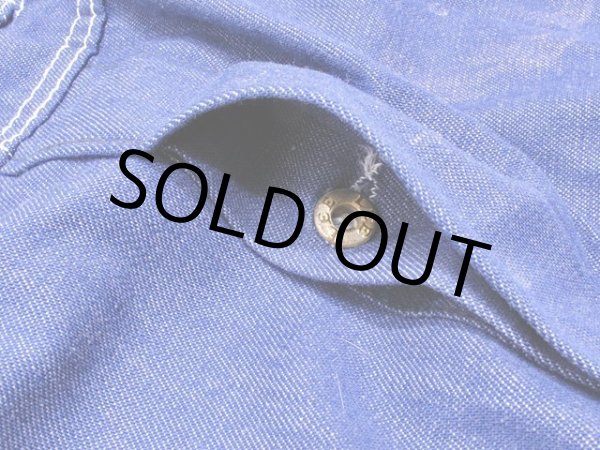 画像10: 1970s【Lee】デニムオーバーオール　濃紺 (10)