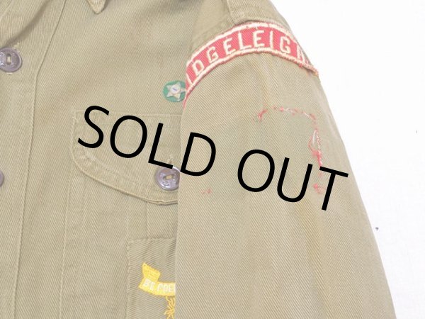 画像8:  1950s〜【BOY SCOUTS】マチ付きシャツ  (8)