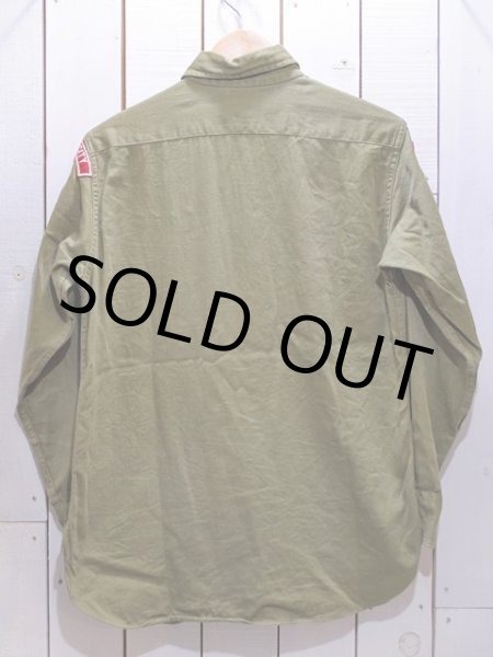 画像2:  1960s【BOY SCOUTS】マチ付きシャツ  (2)