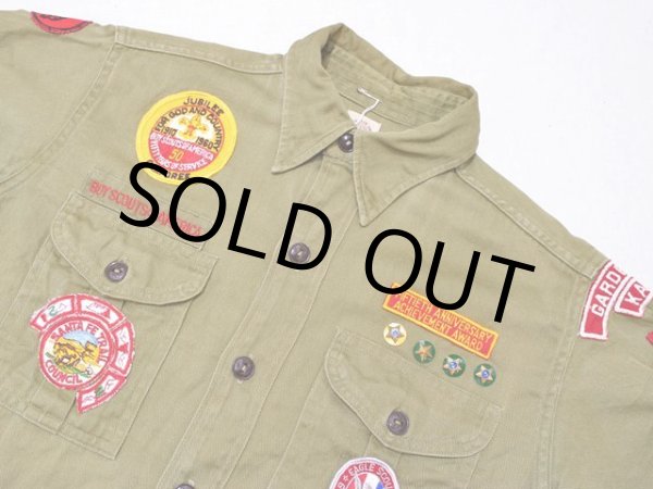 画像4:  1960s【BOY SCOUTS】マチ付きシャツ  (4)