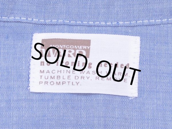 画像3: 1970s〜【MONTGOMERY WARD】シャンブレーシャツ (3)