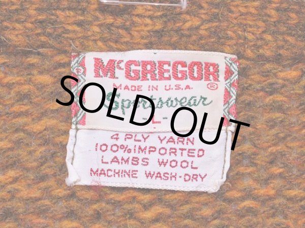 画像3: 1960s〜【McGREGOR】ウールニットカーディガン (3)