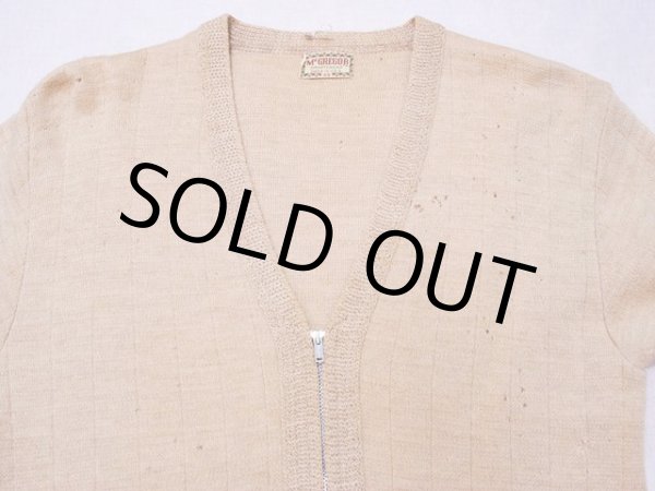 画像5: 1950s【McGREGOR】ZIPカーディガン (5)