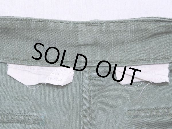 画像3: 1960s【US.ARMY】コットンベイカーパンツ　アジャスター付き 　w30 (3)