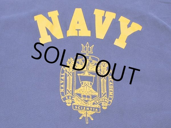 画像5: 〜1990s【Hanes】リバースウィーブスウェット US.NAVY (5)