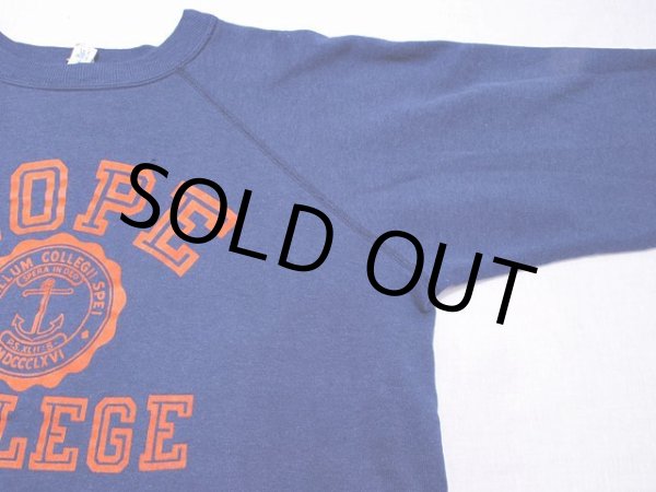 画像6: 1980s【Champion】カレッジスウェット　フロッキープリント (6)