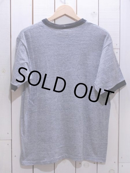 画像2: 1980s【Sportswear】無地杢リンガーTシャツ　表記L (2)