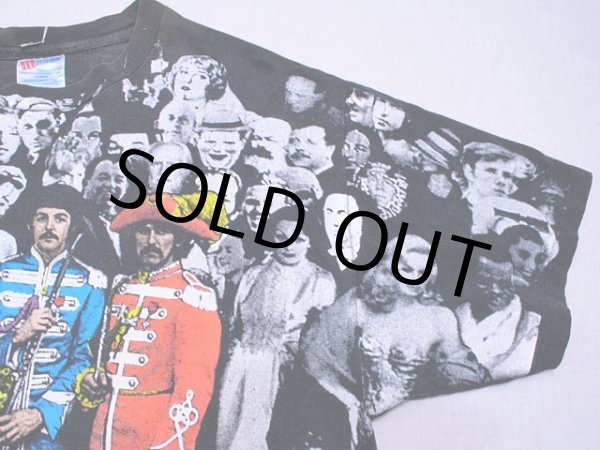 画像5: 1990s〜 THE BEATLES Sgt. Pepper's Lonely Hearts Club Band総柄Tシャツ　表記XL (5)