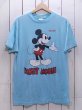 画像1: 1980sミッキー両面プリントTシャツ　表記XL (1)