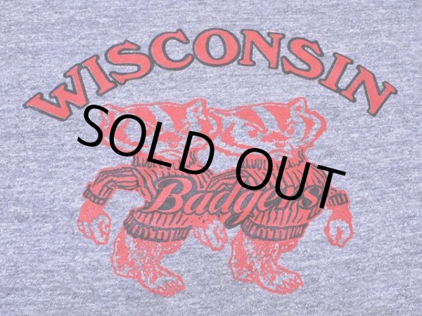 画像5: 1980s WISCONSIN Bucky BadgersカレッジTシャツ　表記M (5)