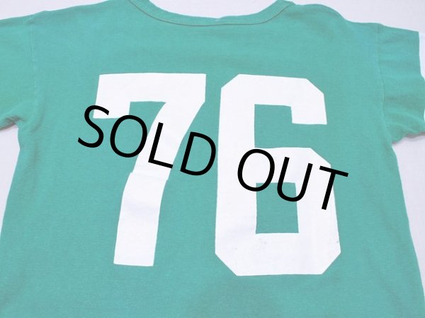 画像7: 1970s【Champion】ナンバリングフットボールTシャツ バータグ3段プリント　表記M (7)