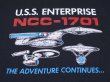 画像4: 1980s STAR TREK U.S.S. ENTERPRISE号Tシャツ　表記L (4)