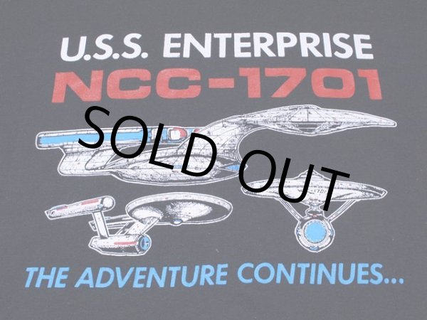 画像4: 1980s STAR TREK U.S.S. ENTERPRISE号Tシャツ　表記L (4)