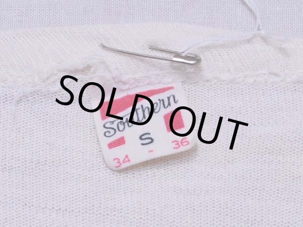 画像3: 1950s【SOUTHERN】染込みカレッジTシャツ　表記S (3)