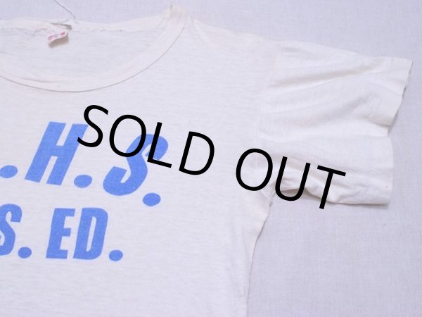 画像6: 1950s【SOUTHERN】染込みカレッジTシャツ　表記S (6)