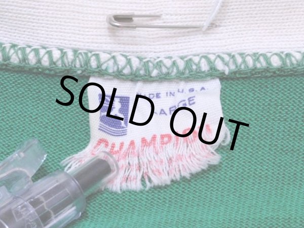 画像3: 1950s【Champion】レーヨンハーフジップシャツ ランタグ 表記L (3)