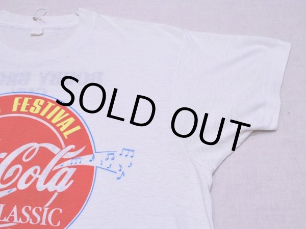 画像6: 1980s CocaCola MUSIC FESTIVAL Tシャツ 両面プリント　実寸XL (6)