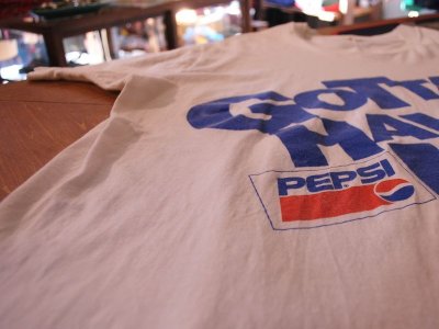 画像1: 1980s PEPSIプリントTシャツ　SCREENSTARS青タグ　表記XL
