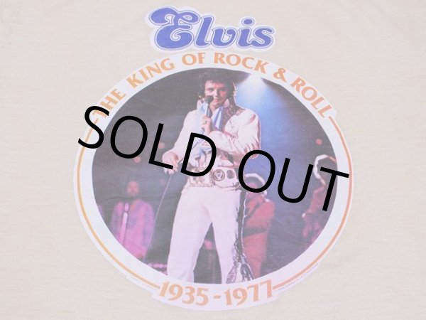 画像5: 1970s ELVIS THE KING OF ROCK＆ROLL Tシャツ　表記L (5)